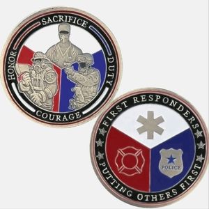 🧑‍🚒🚒🆕First Responder Challenge Coin SWAT EMT FIREFIGHTER Collectible Medalli